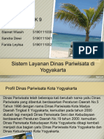 Kelompok 9 - Layanan Dinas Pariwisata Di Yogyakarta