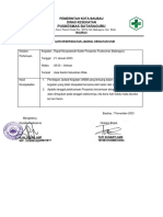 Notulen Kesepakatan Jadwal Kegiatan Ukbm