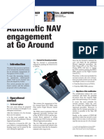 Jan 2011 - Automatic Nav Engagement at Go Around