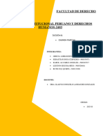 Derecho Constitucional Peruano-Examen Parcial
