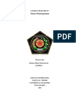 Laporan Praktikum 7 Dasar Pemrograman