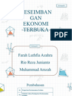 Kelompok 6 P Eko - Keseimbangan Ekonomi Terbuka