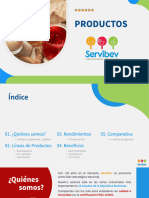 Presentación Líneas de Productos - Servibev 2024