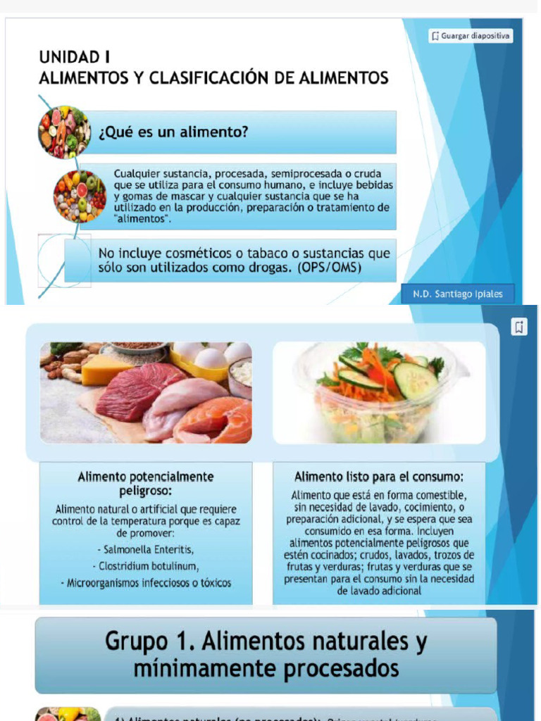 Alimentos Procesados, Ultraprocesados.. | PDF