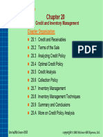 Credit and Inventory Management Chapter 20