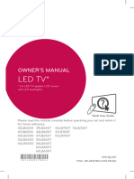 Manual TV LG 3D
