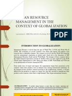 HRM and Globalization