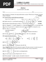 11th Grade Matrix Class Notes | PDF | Algebra | Mathematics