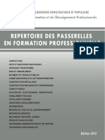Répertoire Des Passerelles Verticales 2012
