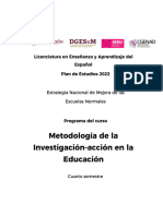 Curso - Investigación-Acción - LEAE-4 Semestre