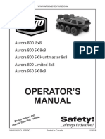 2019 Argo Aurora 8X8 Operators Manual
