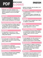 Terminologies: Infection Terminal