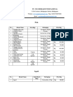 Table Price 07 Nov