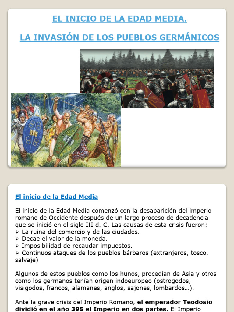 Tema 1. Inicio de La Edad Media 2 Eso | PDF | imperio Bizantino | Mahoma
