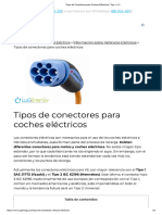 (Texto) - Tipos de Conectores para Coches Eléctricos - Tipo 1 o 2