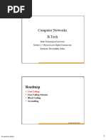 Computer Networks B.Tech: Delhi Technological University Module 1-3: Physical Layer Digital Transmission