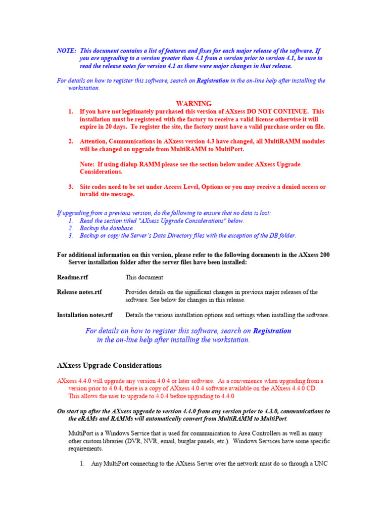 Release Notes 250-441 | PDF | Databases | Computer File