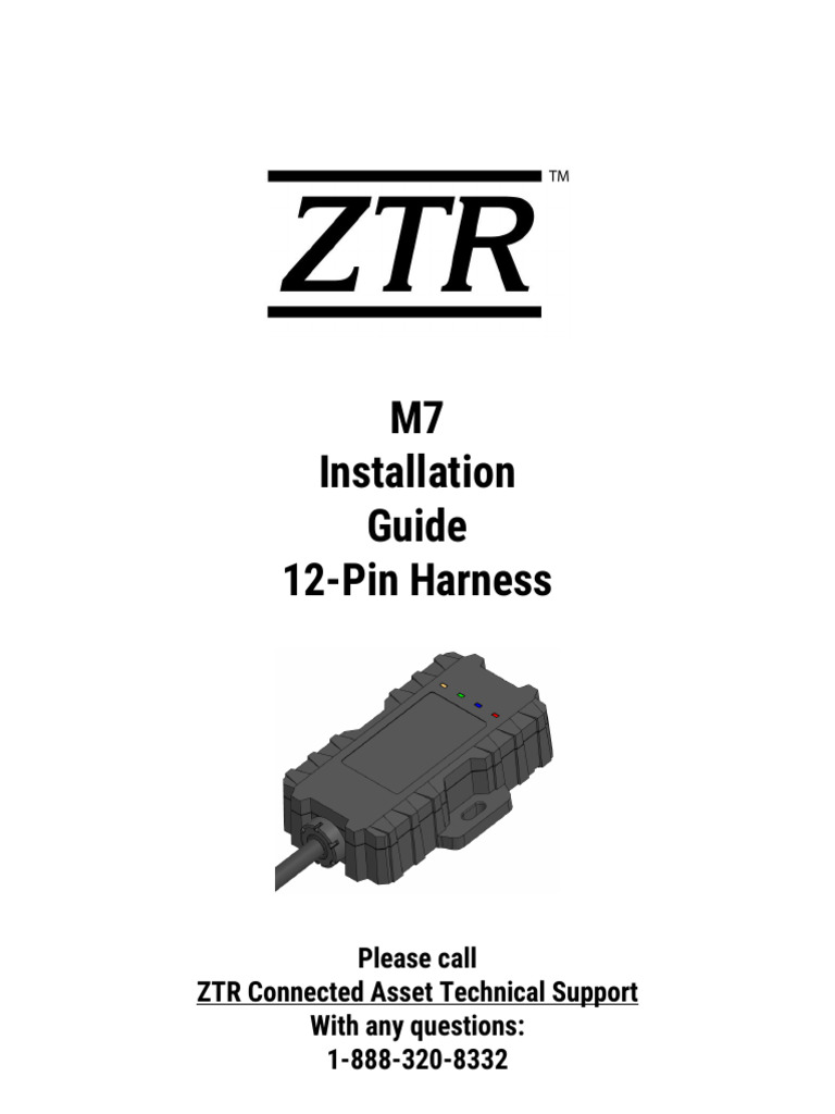 Ztr m7 full installation guide pdf