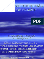 Organizarea Interna in Secolele Xiv Xvi