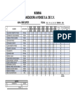 Nomina Mini Super Semana 3