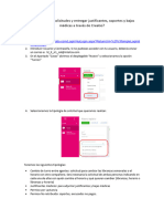 Cómo Realizar Solicitudes y Entregar Justificantes en Creatio