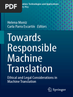 Towards Responsible Machine Translation - Ethical and Legal Considerations in Machine Translation