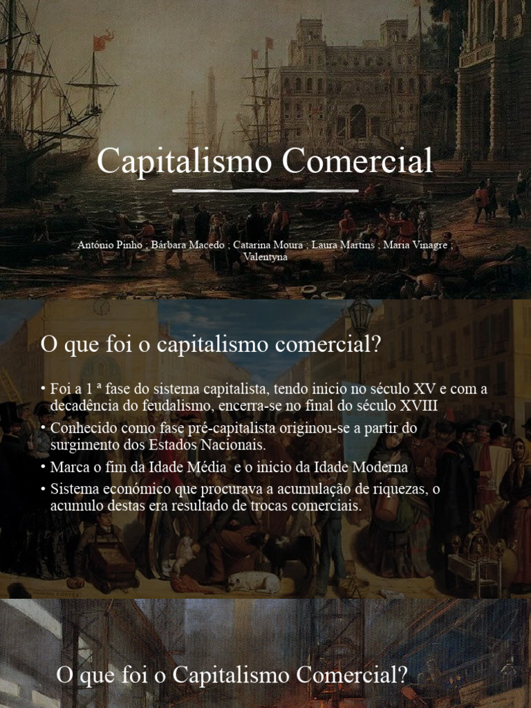 Características do Capitalismo Comercial | PDF