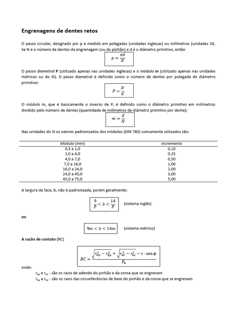 Ecdr - Formulario-Tabelas | PDF | Metrologia