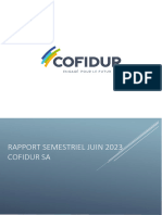 Rapport Semestriel 2023