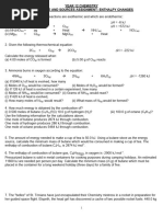 2010 Enthalpy Worksheet