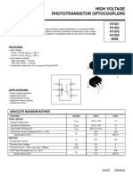 High Voltage Phototransistor Optocouplers: Description