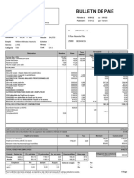 Bulletin de Salaire de 31012022