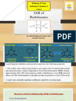 SAR of Barbiturates
