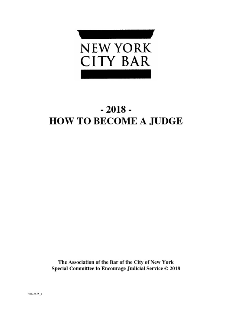 Become A Judge | PDF | United States Courts Of Appeals | Judiciaries