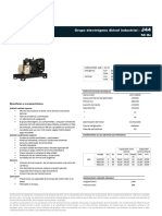 Grupo Electrógeno Diésel Industrial - 50 HZ: Especificaciones Generales