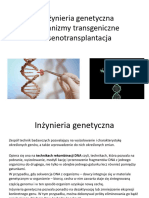 Inżynieria Genetyczna Wykład 19.02.23