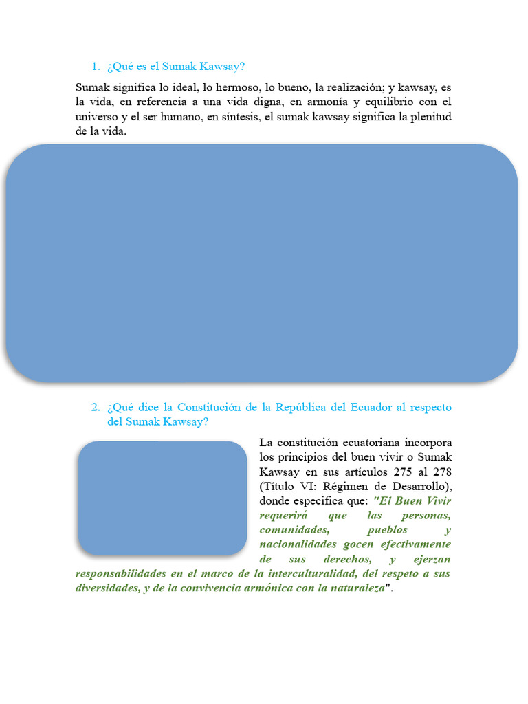 Qué Es El Sumak Kawsay PDF