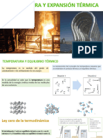 Fisica General - Semana 11 - Temperatura y Expansión Térmica