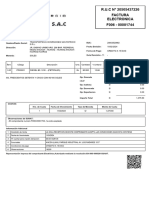 R.U.C #20505437226 Factura Electronica F006 - 00001744: 5 Condiciones de Pago Credito A 15 Dias 6 Observaciones 16205