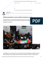 Radicais Palestinos Contra Radicais Israelenses Na Cisjordânia - Guga Chacra - O Globo