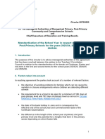 Standardisation of The School Year in Respect of Primary & Post-Primary Schools For The Years 2023/24, 2024/25 and 2025/26