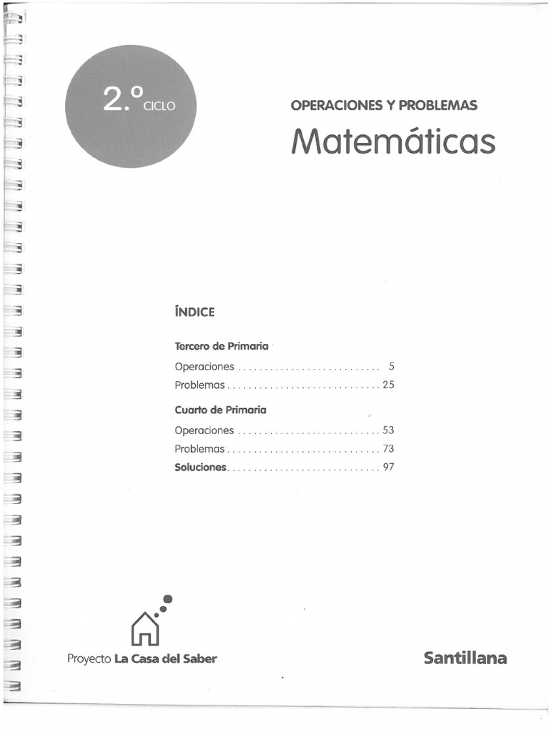 Operaciones Problemas 2 CICLO | PDF