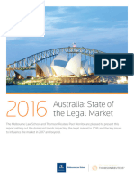2016 Australia State of The Legal Market FINAL