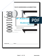 IP Addressing & Subnetting Workshop 1