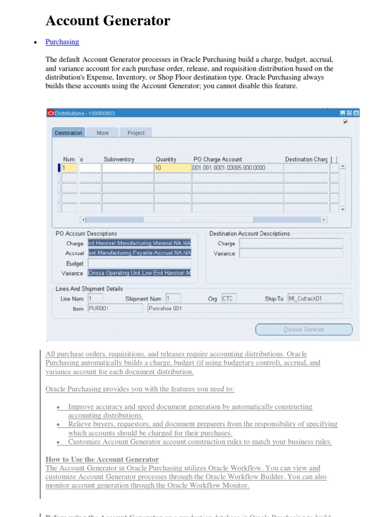 Account Generator PDF Expense Inventory