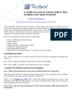 A Comprehensive Guide To Annual Filing For FY 2022-23 - Everything You Need To Know - Taxguru - in