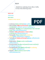 Nervous System Med Terms