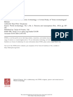 Animal Bone Finds and Economic Archaeology - A Critical Study of Osteo Archaeological Method