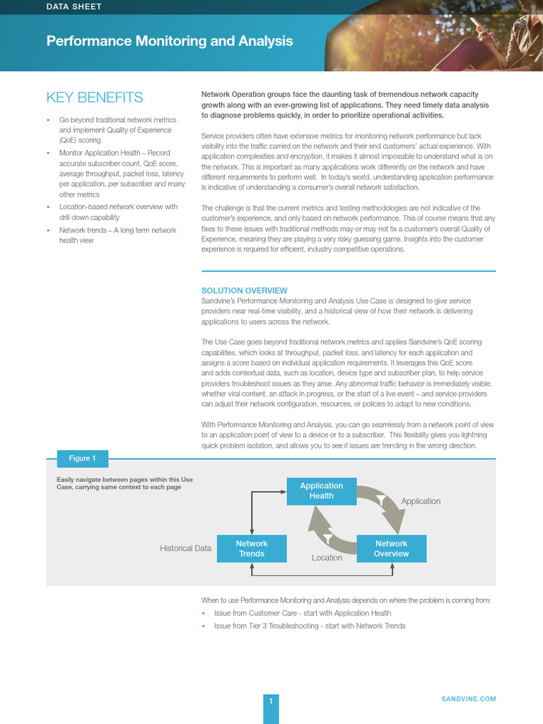 Network Performance Monitoring Insights | PDF | Computer Network ...