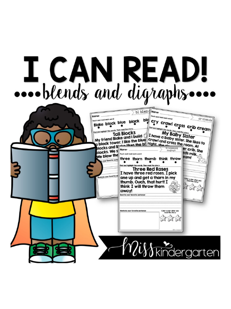 Blends And Digraphs Intervention Passages Pdf
